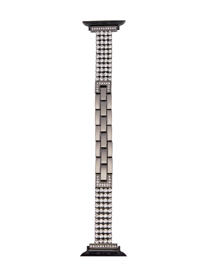 Apple Watch Band-Stainless Steel Metal Strap-Brilliance-Black
