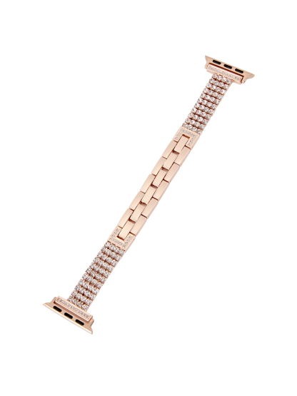 Apple Watch Band-Stainless Steel Metal Strap-Brilliance-Rose Gold