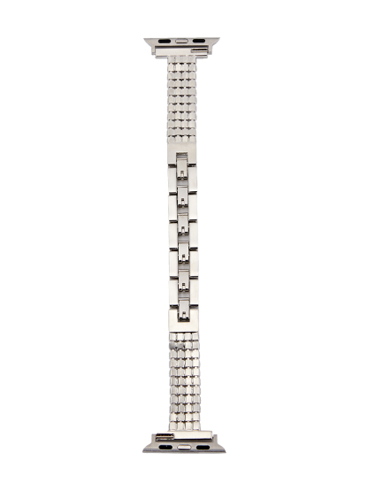 Apple Watch Band-Stainless Steel Metal Strap-Brilliance-Silver
