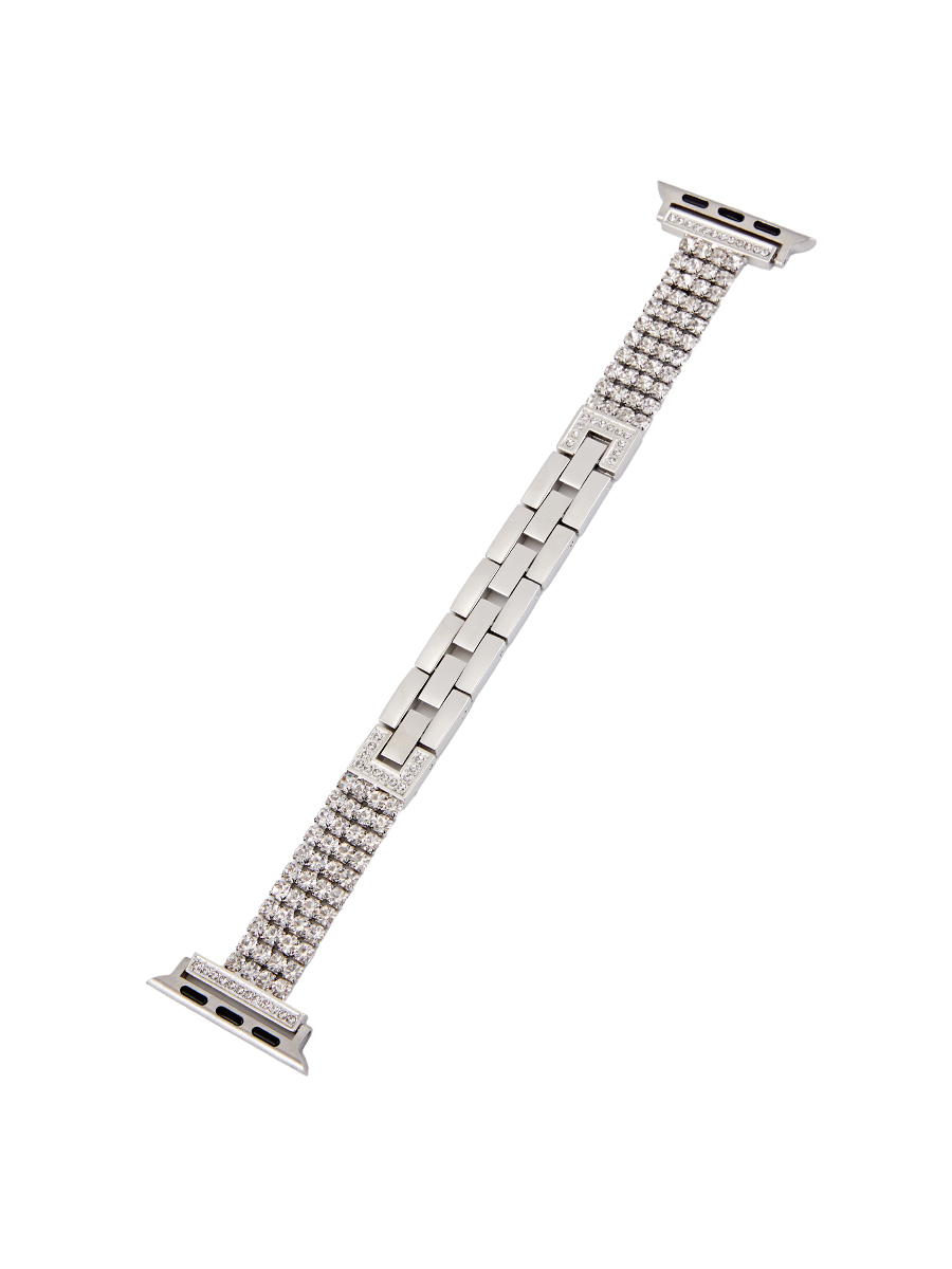 Apple Watch Band-Stainless Steel Metal Strap-Brilliance-Silver