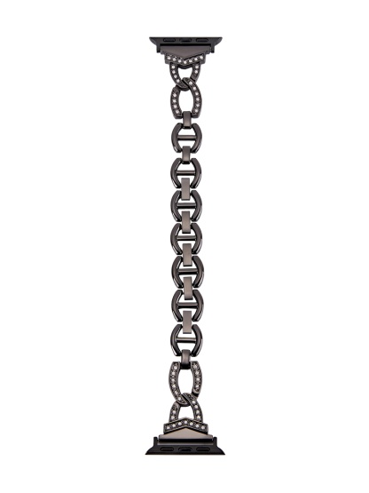 Apple Watch Band-Stainless Steel Metal Strap-Eternity-Black