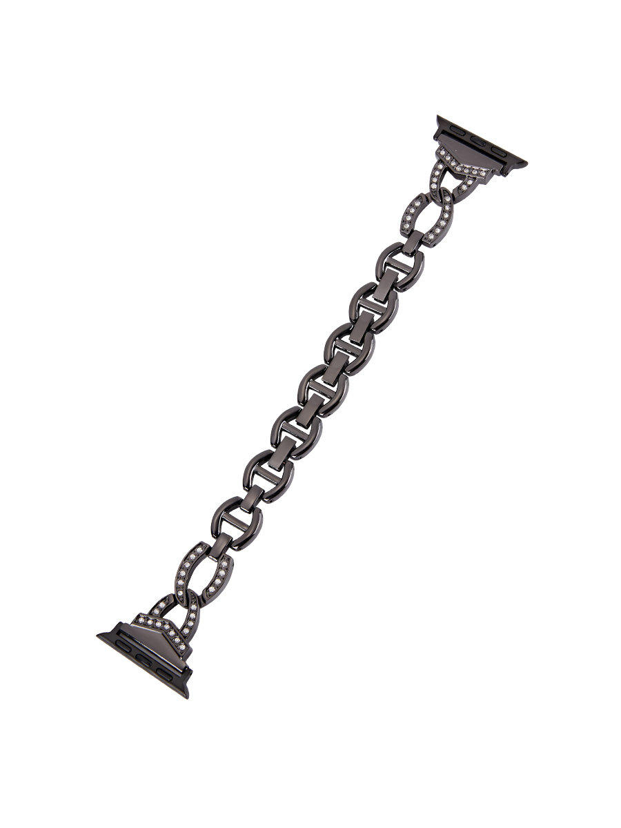 Apple Watch Band-Stainless Steel Metal Strap-Eternity-Black
