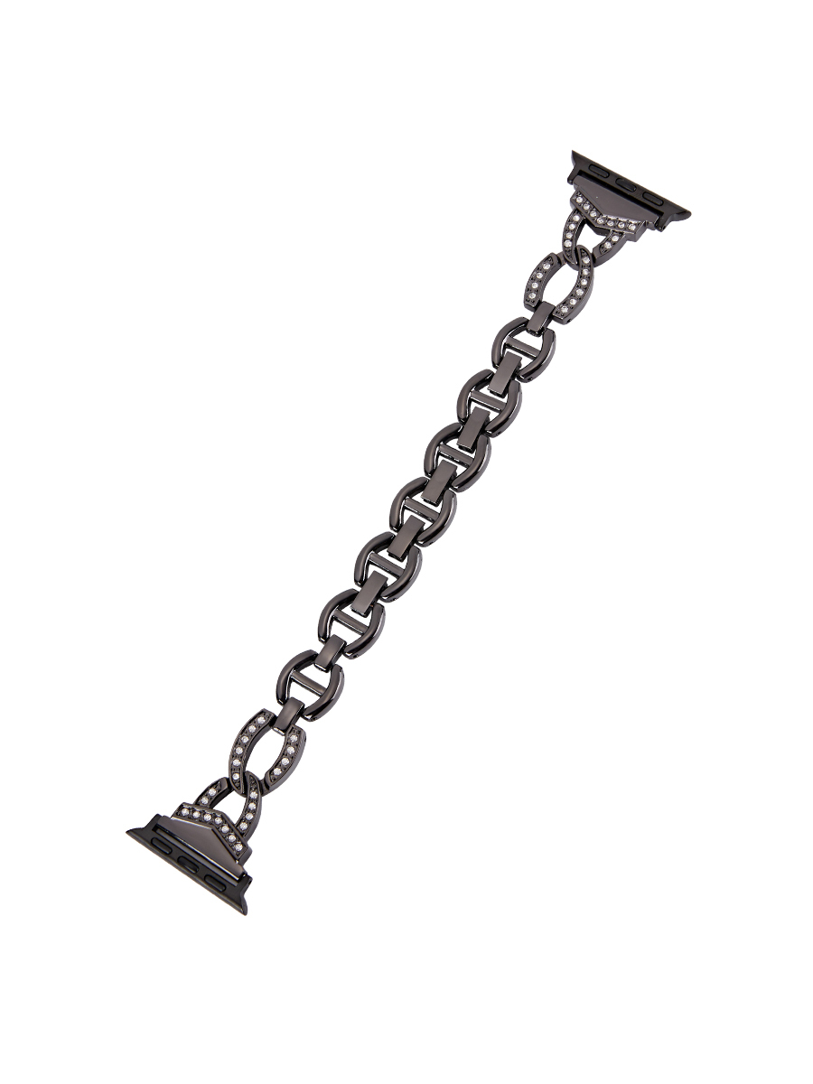 Apple Watch Band-Stainless Steel Metal Strap-Eternity-Black