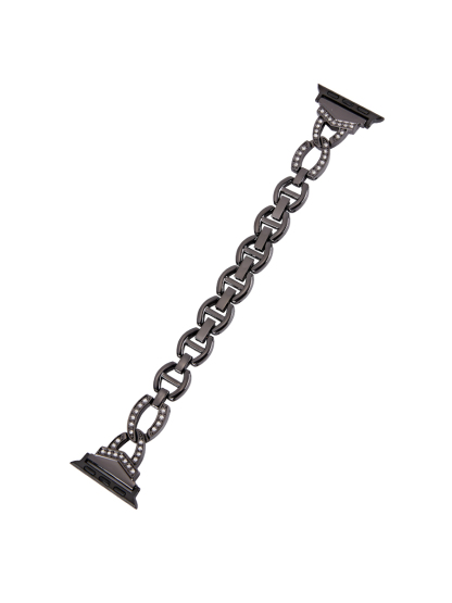 Apple Watch Band-Stainless Steel Metal Strap-Eternity-Black