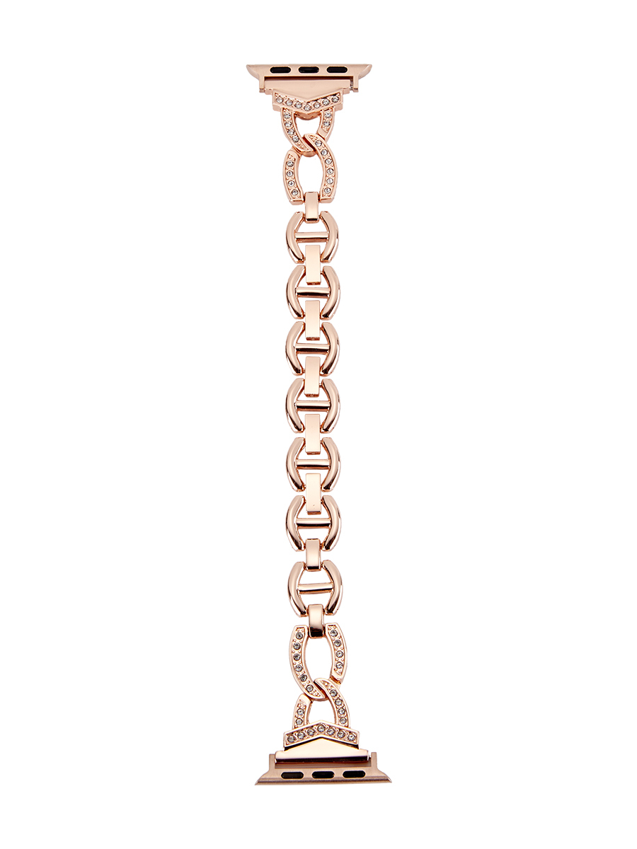 Apple Watch Band-Stainless Steel Metal Strap-Eternity-Rose Gold