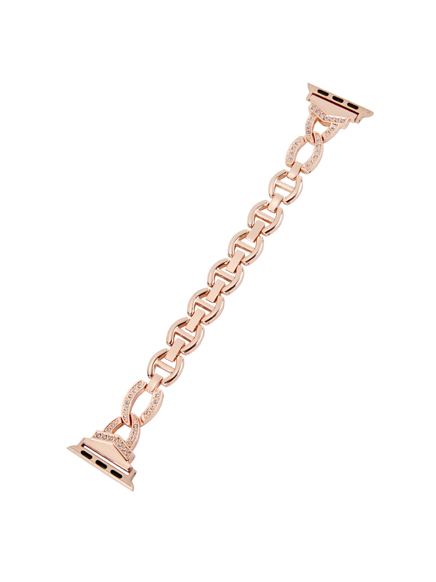 Apple Watch Band-Stainless Steel Metal Strap-Eternity-Rose Gold