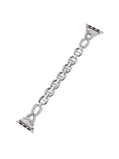 Apple Watch Band-Stainless Steel Metal Strap-Eternity-Silver Gray