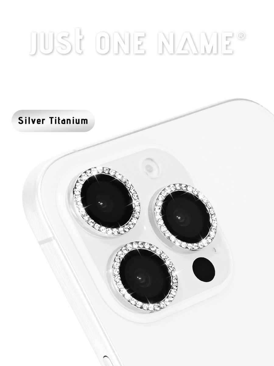 Camera Bling | Phone Lens Protection Cover | Silver Titanium