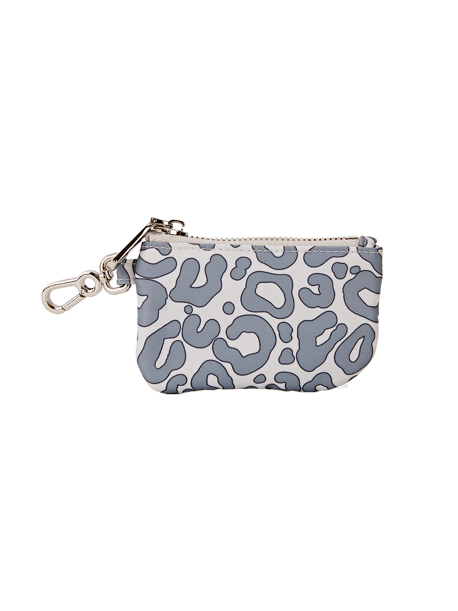 Coin Purse | Gray Leopard