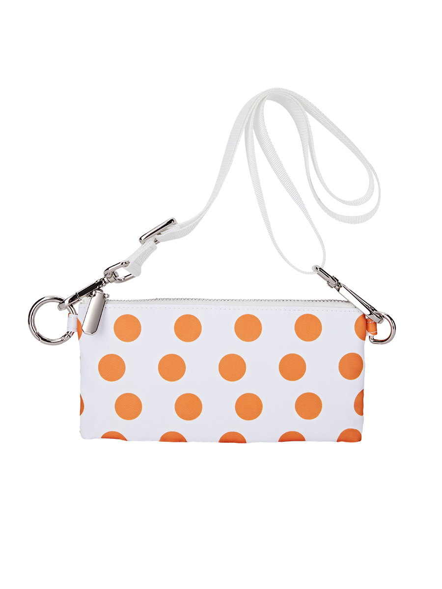 Crossbody Bag | Orange Dots