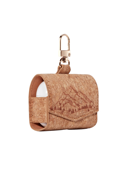 EcoCork AirPods Case-Mountain