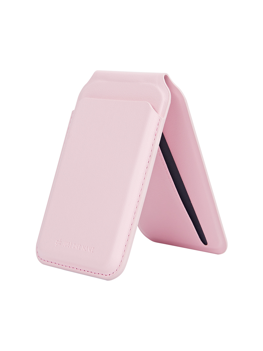 Magnetic Wallet Stand | Adjustable Leather Card Holder