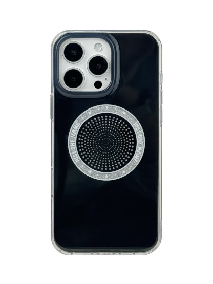 Concentric Circles-Phone Case-Black