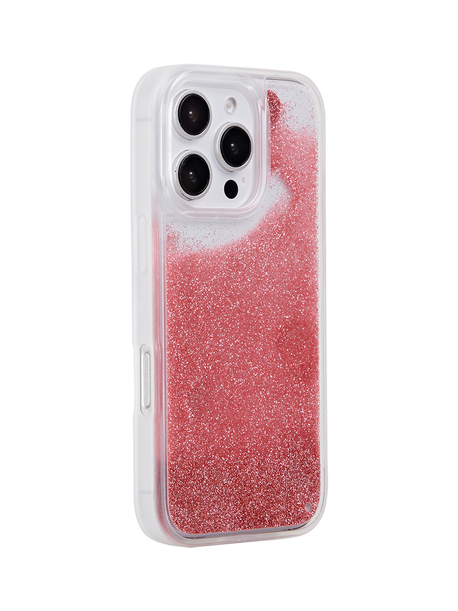 The Sparkle-Liquid Quicksand Phone Case-LightCoral