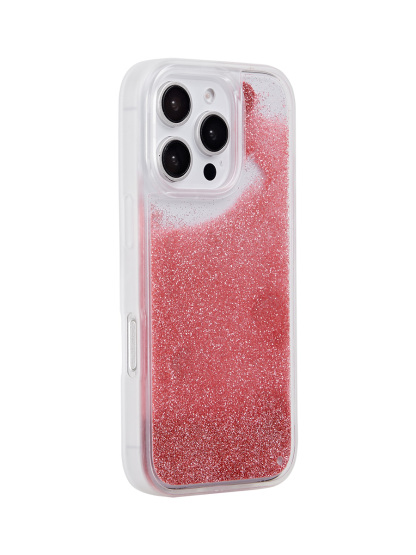 The Sparkle-Liquid Quicksand Phone Case-LightCoral