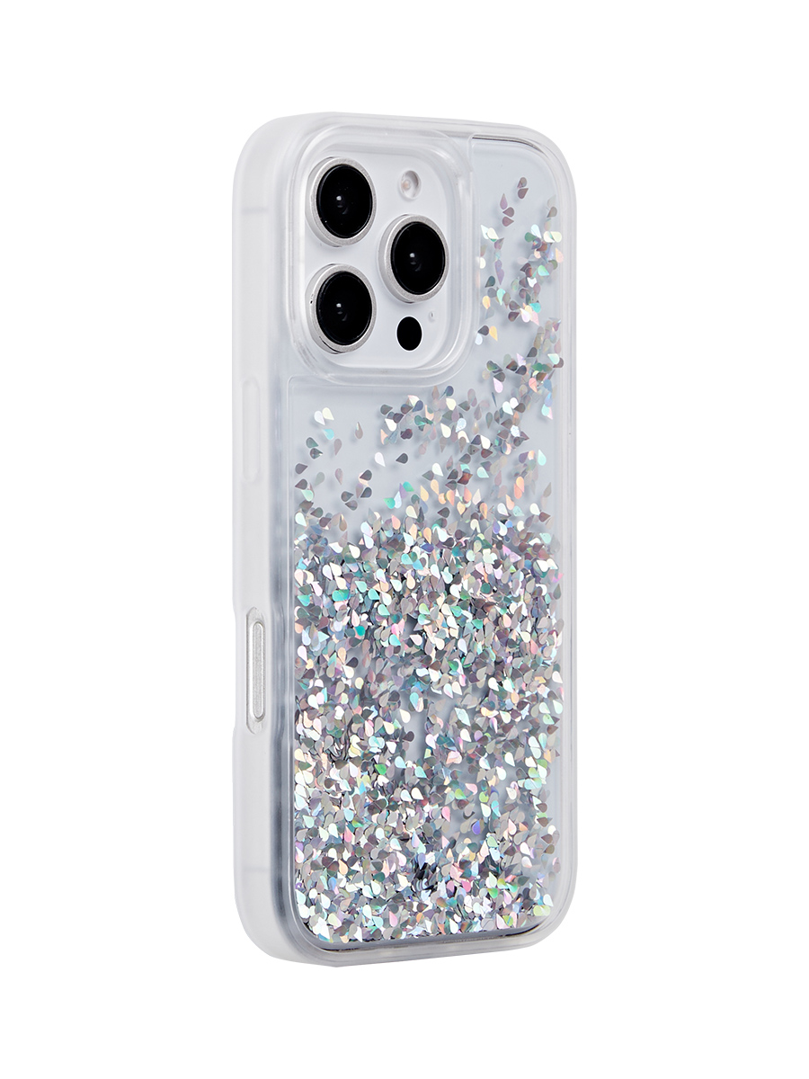 The Sparkle-Liquid Quicksand Phone Case-Raindrops
