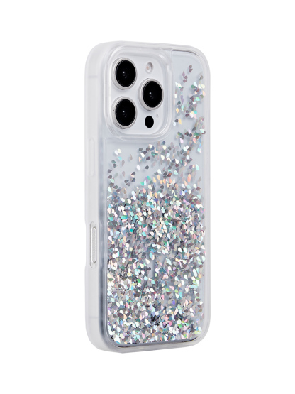 The Sparkle-Liquid Quicksand Phone Case-Raindrops