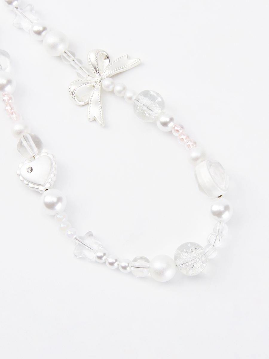 Frosted Bow | Phone Charm