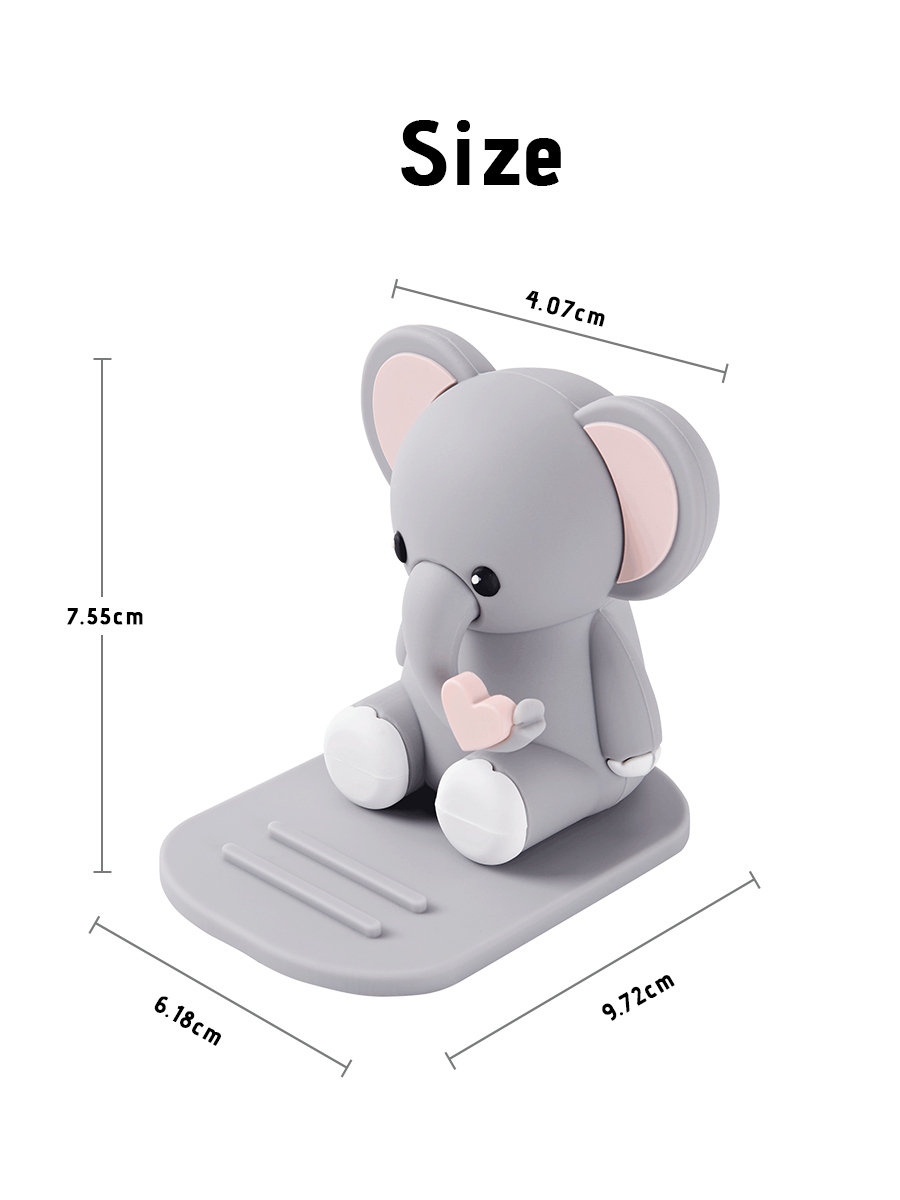 Elephant | Cute Animal Phone Holder for Desk