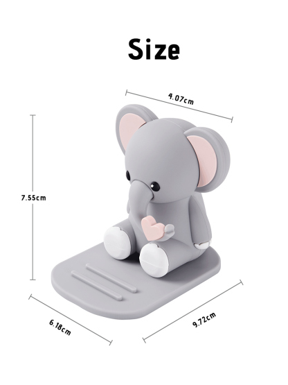 Elephant | Cute Animal Phone Holder for Desk