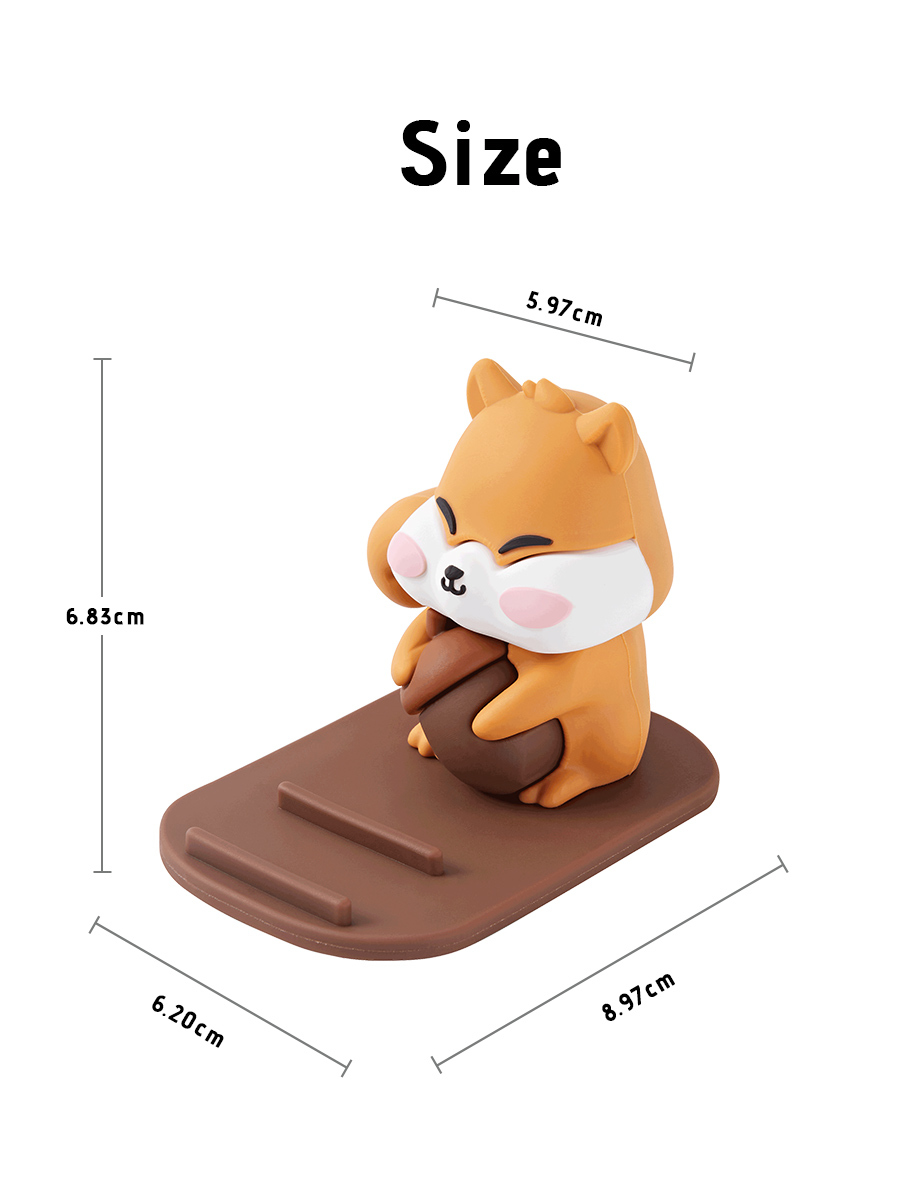 Squirrel | Cute Animal Phone Holder for Desk