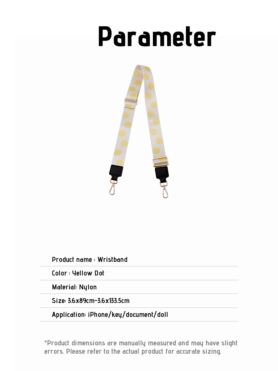 Yellow Dots | Phone Lanyard | Crossbody Strap