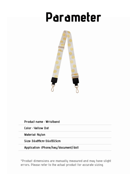 Yellow Dots | Phone Lanyard | Crossbody Strap