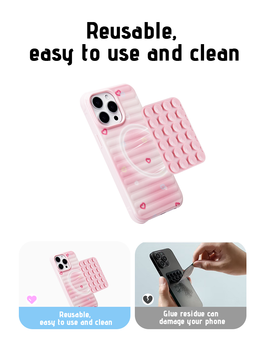 Sticky Grippy | Silicone Suction Phone Mount with MagSafe