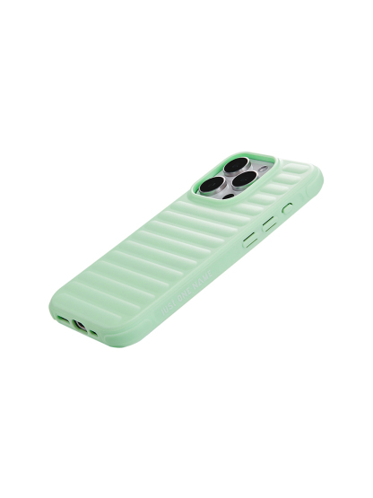 The celadon explorer phone case features a fresh and gentle color, offering not only protection for your phone but also serving as a perfect accessory for your daily outfits.