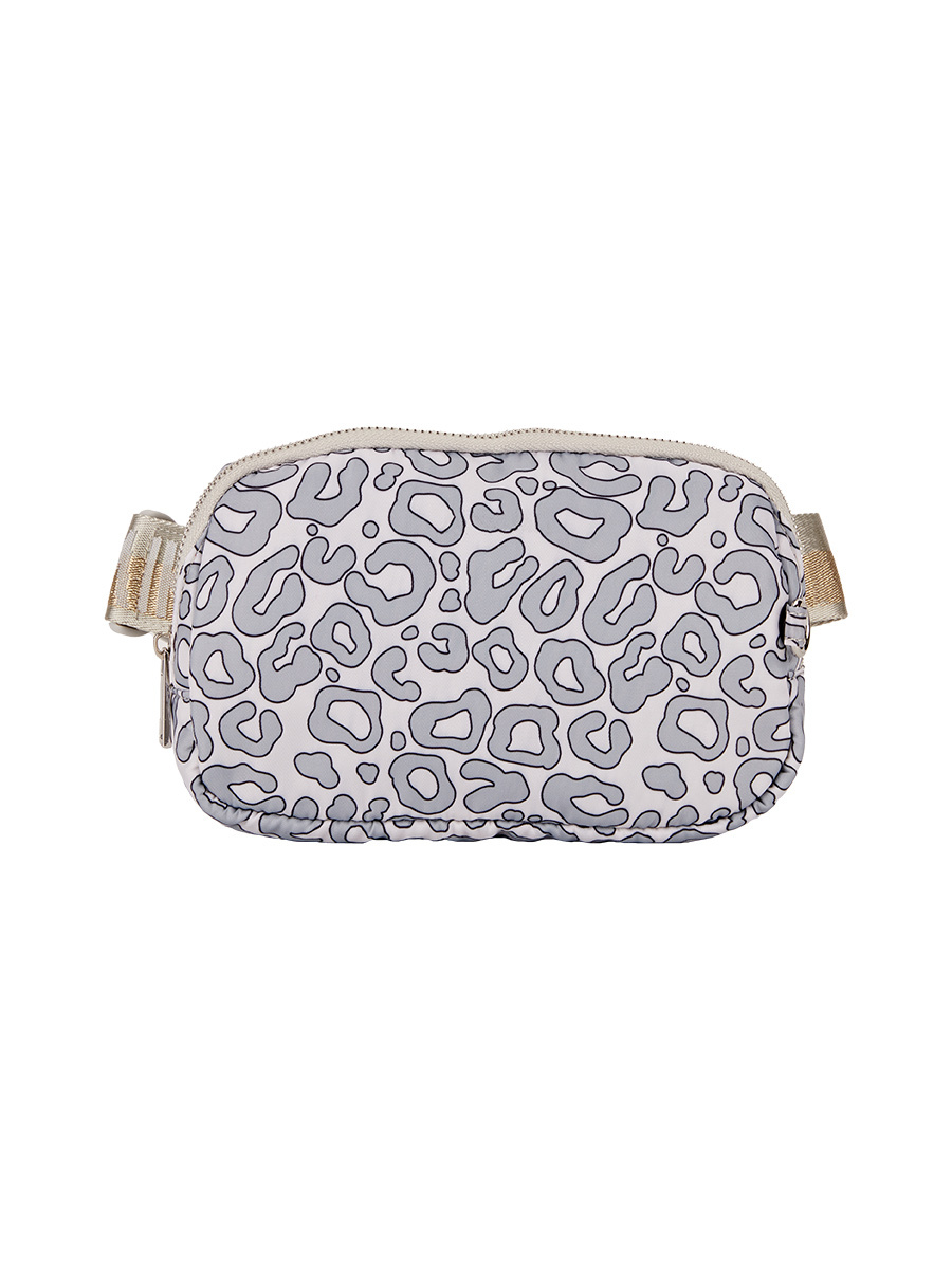 Waist Bag | Gray Leopard