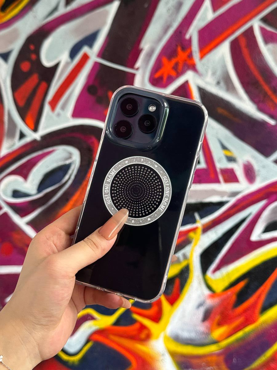 Concentric Circles-Phone Case-Black