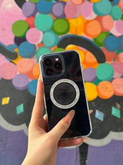 Concentric Circles-Phone Case-Black