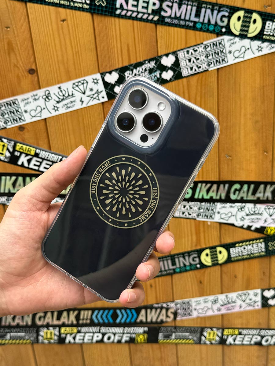 Raindrops-Phone Case-Black