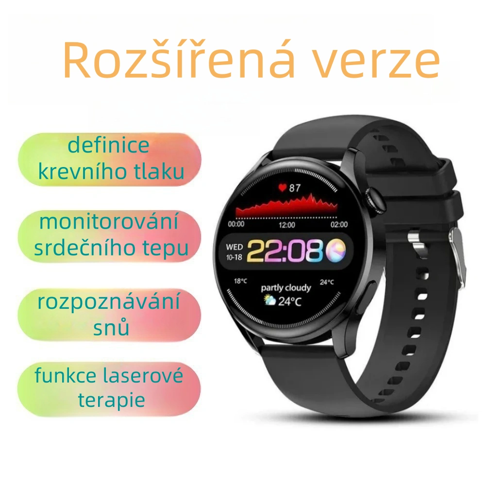 ✨💪Otevřete novou éru zdraví! Laserová terapie Siemens hodinky, srdeční frekvence, srdeční rytmus, vše pod jednou kontrolou! 🕰️❤️
