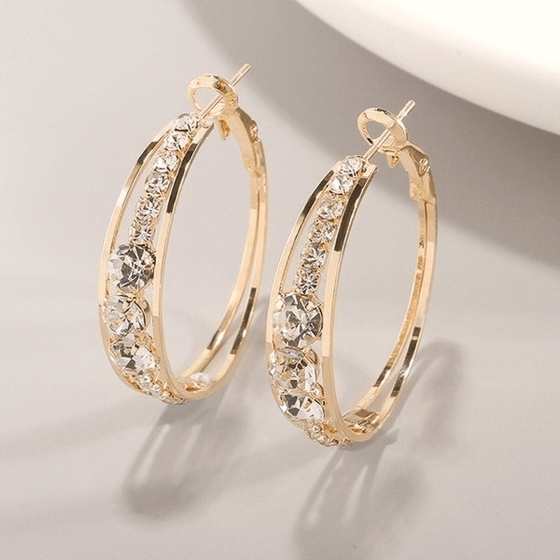 🎁 50% sleva na všechny produkty !✨Luxusní módní diamantové náušnice💫