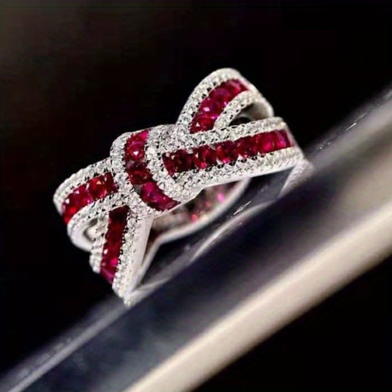 🎁 50% sleva na všechny produkty !💍Vynikající prsten s roztomilým designem luku a pavé třpytivými diamanty✨