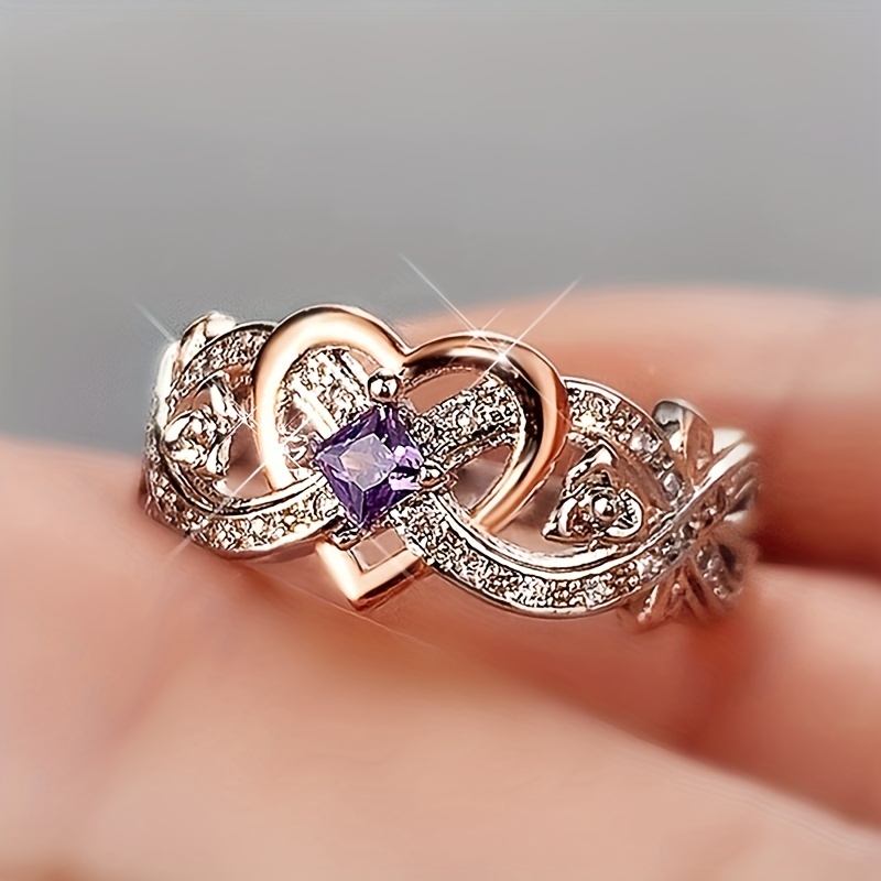 🎁 50% sleva na všechny produkty !💍Nádherný fialový safírový prsten✨