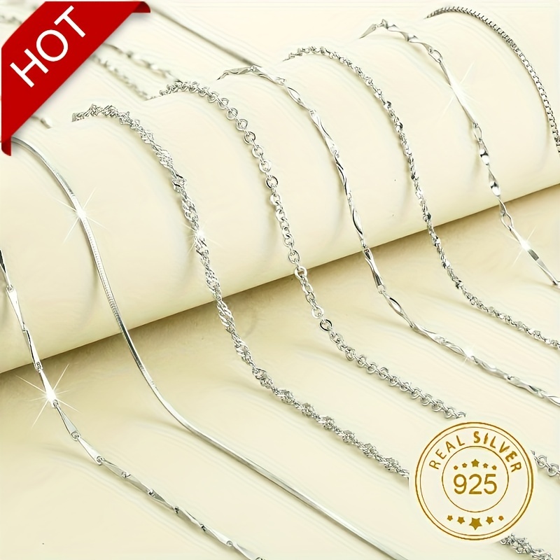 🎁 50% sleva na všechny produkty !✨Stříbrný řetízek na klíční kosti💎