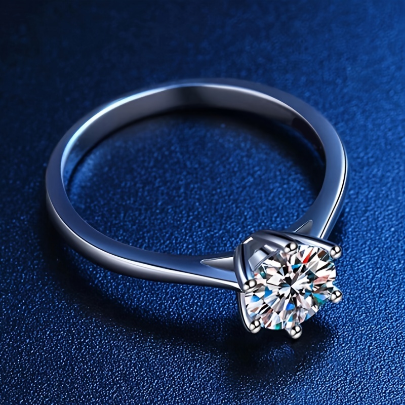 🎁 48% sleva na všechny produkty !✨1/2/3/5 karátový moissanitový prsten 💍