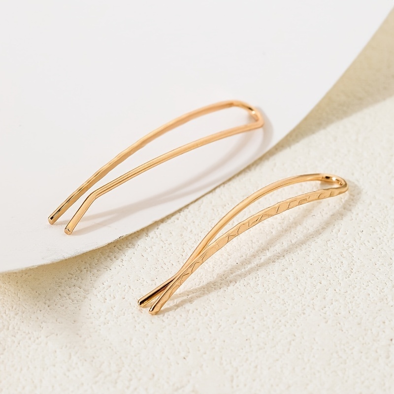 🎁 50% sleva na všechny produkty !🌟 Minimalistické náušnice z 18k zlata/sterlingového stříbra💖