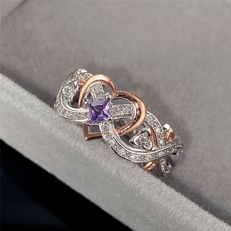 🎁 50% sleva na všechny produkty !💍Nádherný fialový safírový prsten✨