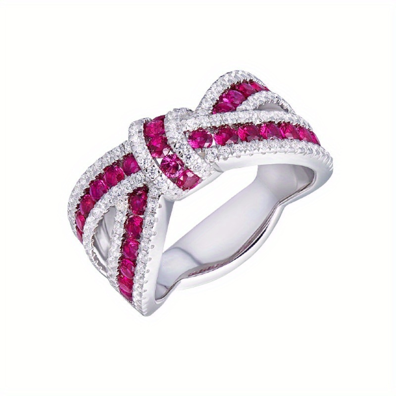 🎁 50% sleva na všechny produkty !💍Vynikající prsten s roztomilým designem luku a pavé třpytivými diamanty✨