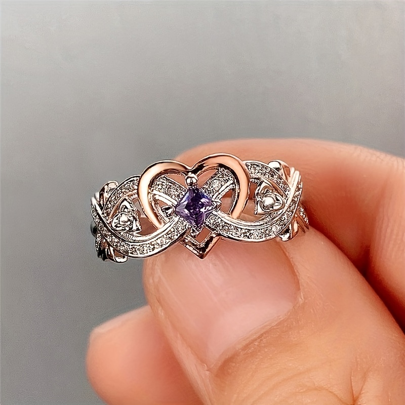 🎁 50% sleva na všechny produkty !💍Nádherný fialový safírový prsten✨