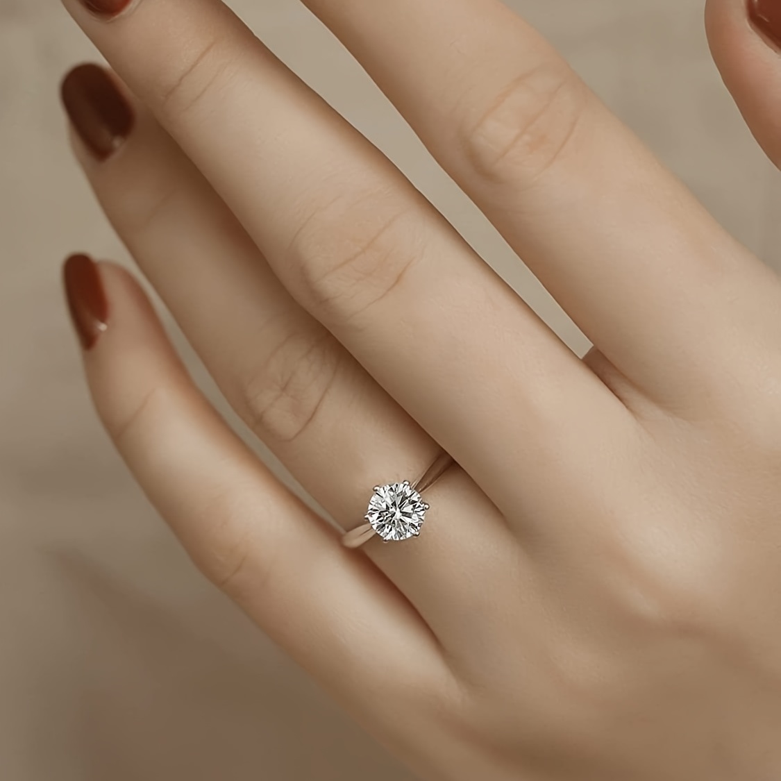 🎁 48% sleva na všechny produkty !✨1/2/3/5 karátový moissanitový prsten 💍