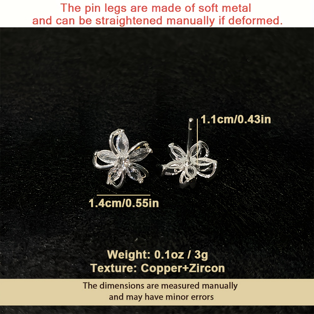 🎁 50% sleva na všechny produkty ! ✨Lesklý jemný květinový design sexy a roztomilé stylové dámské náušnice pozlacené 14K zlatem💖