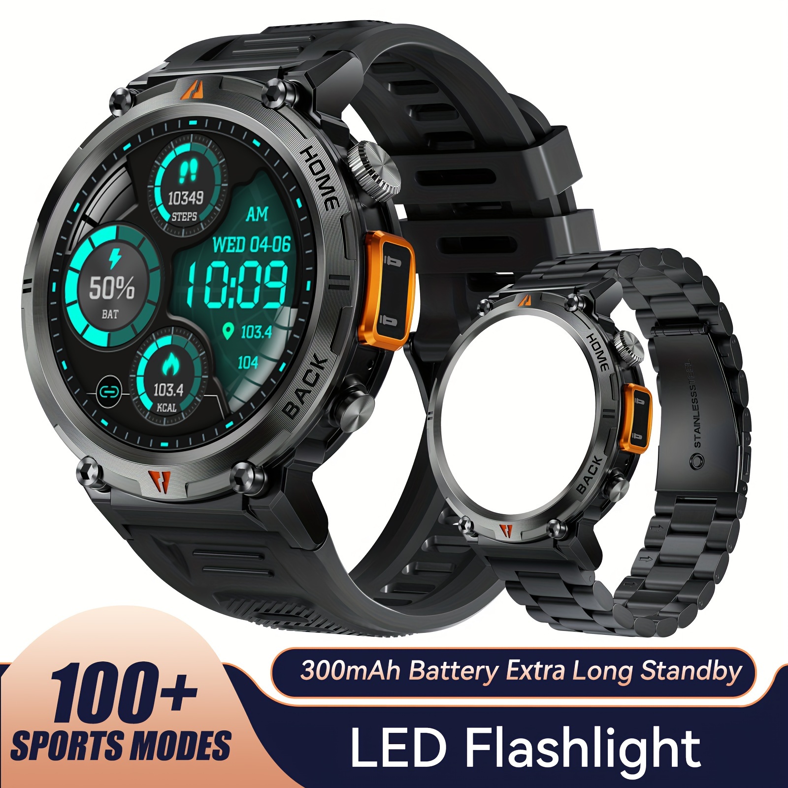 Orologio intelligente sportivo da uomo JELLOO