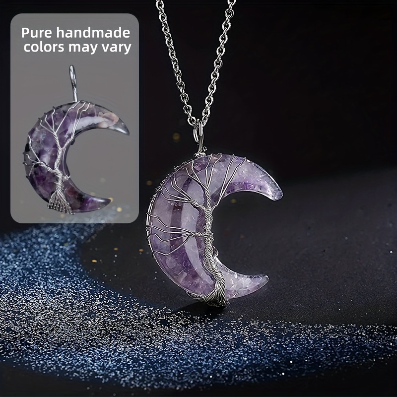 🎁 50% sleva na všechny produkty !🔮💖Náhrdelník křišťálový léčebný čakra