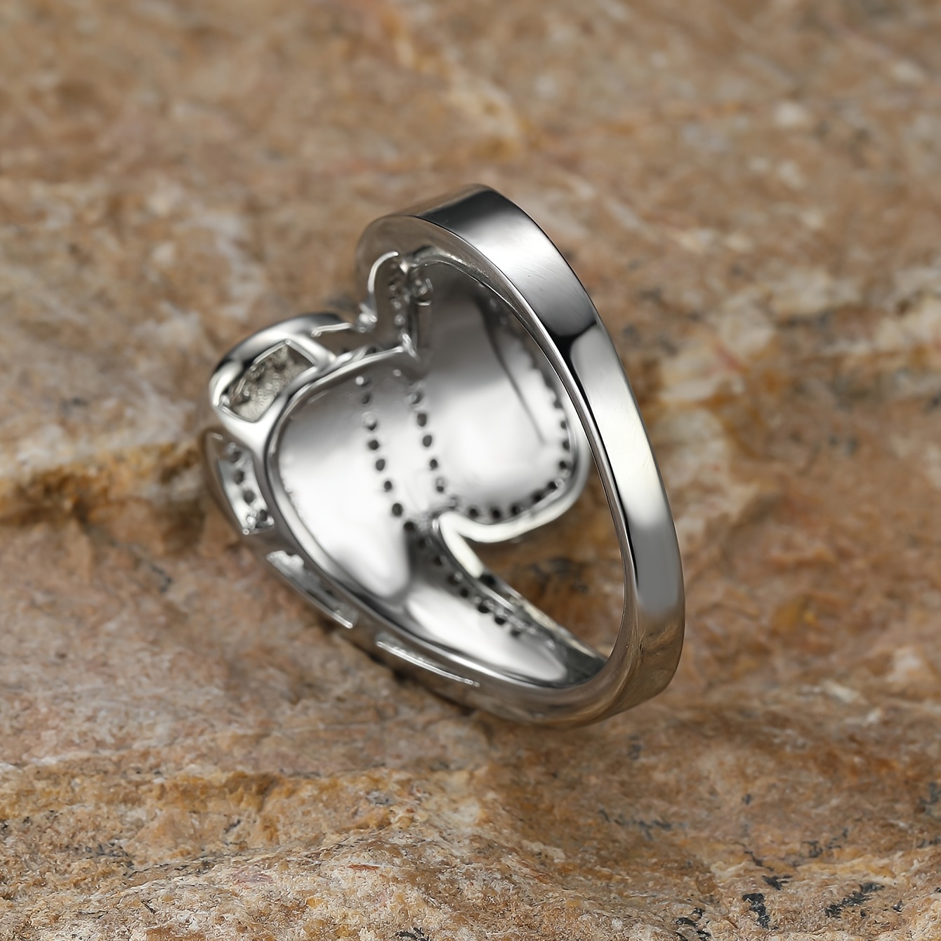 🎁 50% sleva na všechny produkty !💍Dámský bílý opálový prsten Boho Vintage✨