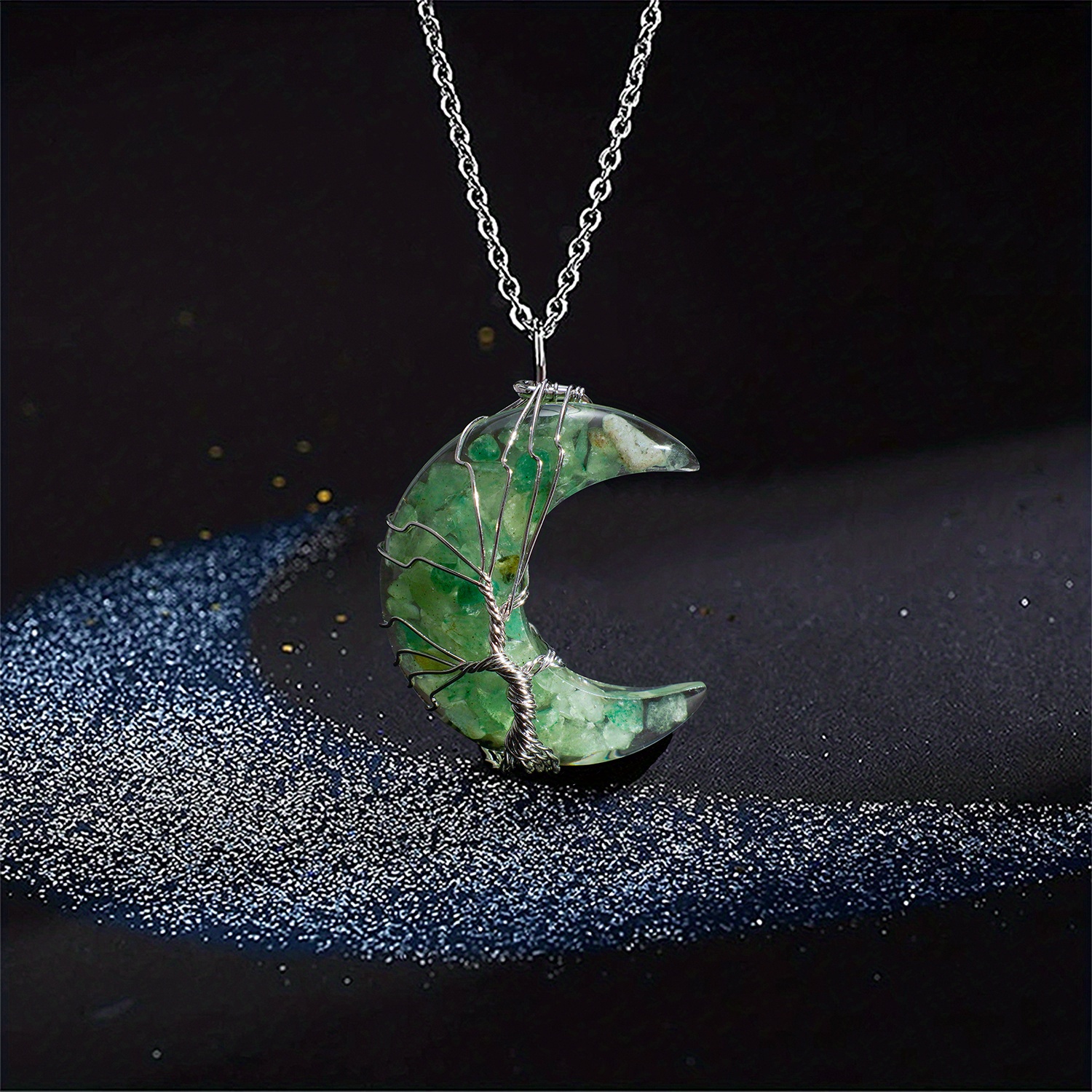 🎁 50% sleva na všechny produkty !🔮💖Náhrdelník křišťálový léčebný čakra