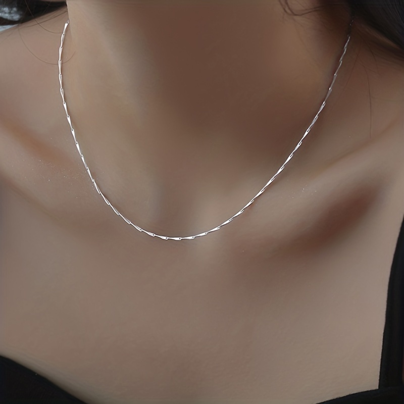 🎁 50% sleva na všechny produkty !✨Stříbrný řetízek na klíční kosti💎